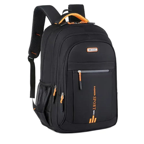 Large Capacity Casual Travel Airline Approved Backpack, Flight Approved Backpack, Travel Backpacks, Backpacks for School, Everyday Backpack, Multifunctional Lightweight Business and School Bag with Adjustable Straps and Multiple Pockets - Color: Orange, Size: one-size